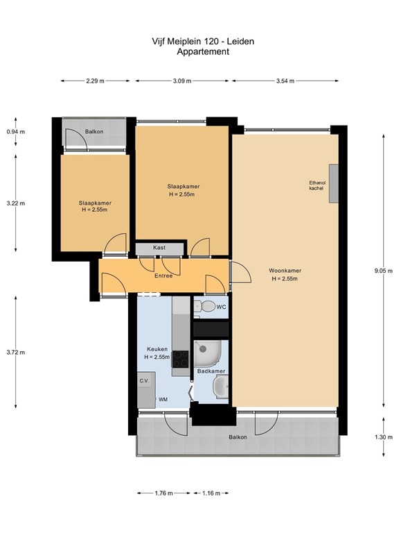 mediumsize floorplan